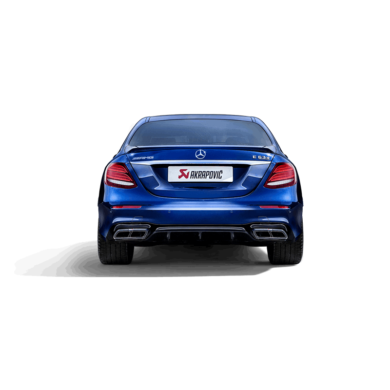 Akrapovic Evolution Line with Matte Carbon Tailpipes Mercedes W213 E63S 17+
