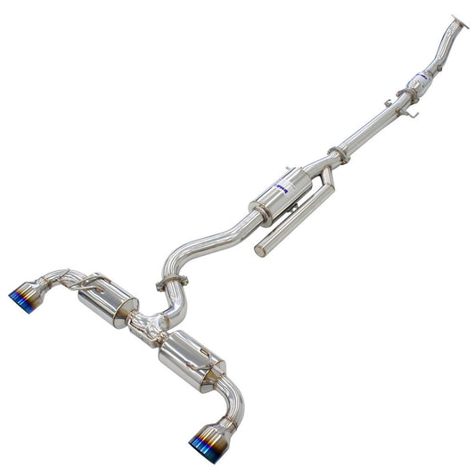 Invidia N2 O2 Back Exhaust w/Catless Front Pipe, Ti Tips (GR Yaris 20-21+)