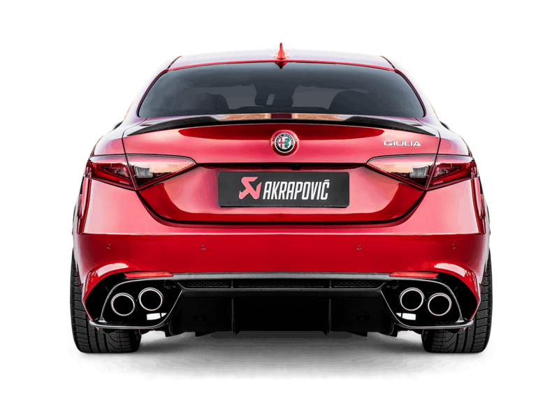 Akrapovic Slip-On Line Titanium Alpha Romeo Giulia Quadrifoglio 16+