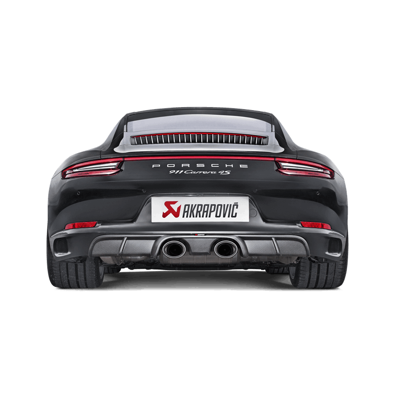 Akrapovic Slip-On Line with Link Pipe Set/Matte Diffuser/Sound Kit - For Non OE Sports Exhaust 991.2 Porsche Carrera 2016+