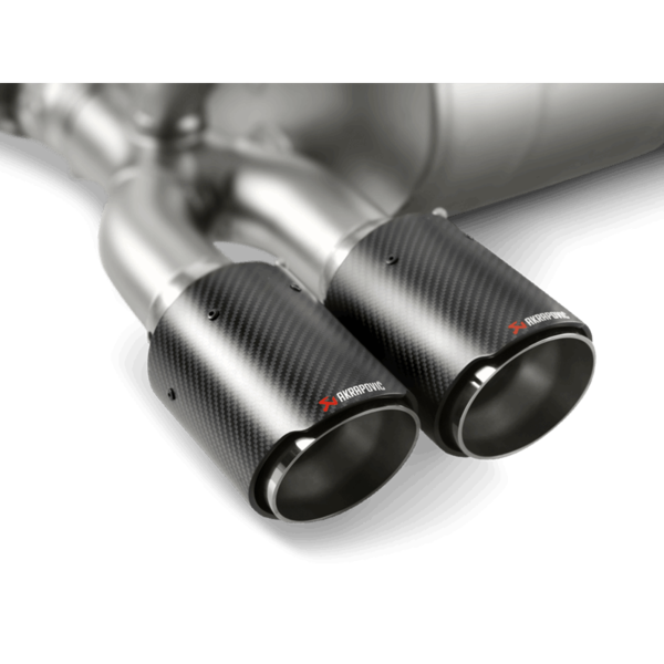BMW M3 and M4 F80 and F82 Akrapovic Carbon Tail Pipe Set