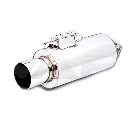 XForce Varex Univesral Cannon Muffler - 3.5in Inlet/3.5in Outlet