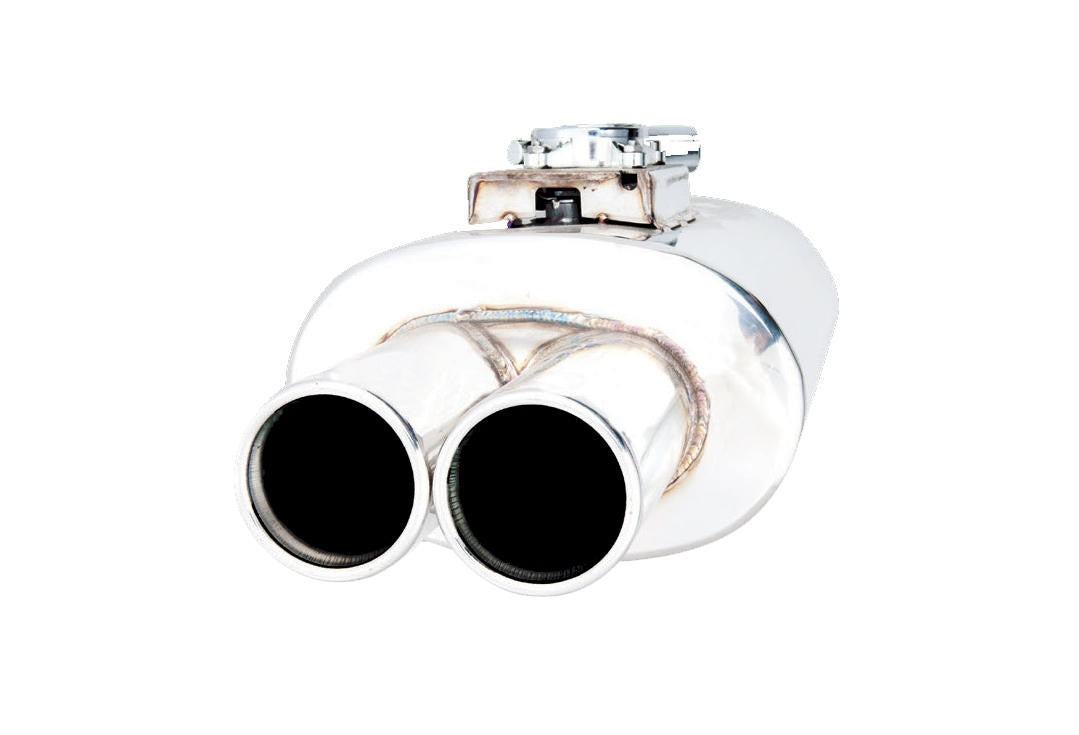 XForce Varex Universal Oval Muffler - 3in Inlet/Twin Tip