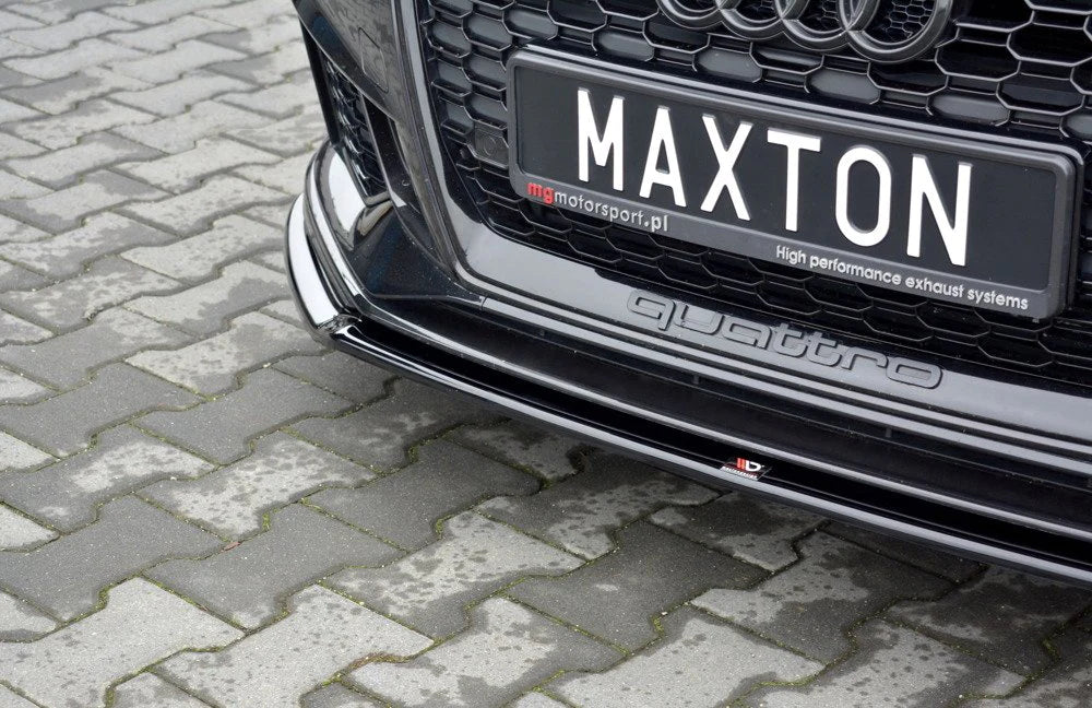 Maxton Design Audi RS3 Facelift Hatch Front Splitter Lip V2